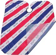 WOFASHPURET Hair Cutting Cape for Salon Use Large Barber Cape with Striped Design Easy to Clean and Fold Portable Hairdressing Apron for Professional Hair Stylists
