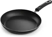 Aluminum Non Stick Frying Pan, Induction Frying Pan with Heat Resistant Handle, Anti-Scratch Omelette pan, Cooking Pan(Black,28cm)