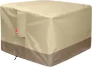 Gas Fire Pit Cover Square - 600D Heavy Duty Patio Outdoor Fire Pit Table Cover w