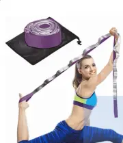 yoga strap multi loop fitness 12 loops stretch dance physical therapy