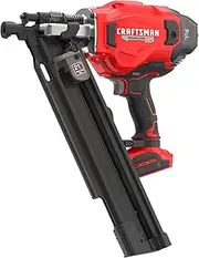 [CRAFTSMAN] V20 Cordless Framing Nailer, Nail Gun, 21 Degree, up to 3-1/4 inch Nails, Bare Tool Only (CMCN621PLB)