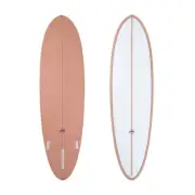 Aloha Fun Division Mid PU 7ft 6 Surfboard in Sand - Size 7ft 6 -