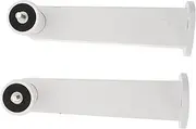TEHAUX 1Set Adjustable Security Holder Versatile Wall Mount Bracket for Systems Swivel Tilt Durable White