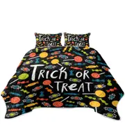Halloween Trick or Treat Candies Coverlet