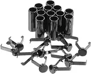 [WESIEVYA] 12pcs Zinc Alloy Drawstring End Caps Durable Hoodie Cord Locks for Sports Clothing Pants Versatile Cord Stoppers for Hoodies Activewear Stylish Finish