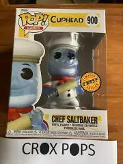 RARE CHASE CHEF SALTBAKER CUPHEAD 900 FUNKO Pop Vinyl New in Mint Box +PROTECTOR