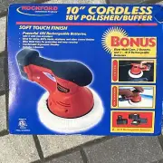 Rockford Wireless 10” Polisher Dual Action Cordless Buffer Polisher Case Extra