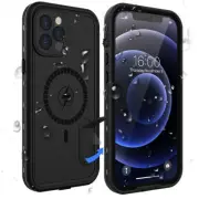 iPhone 12/12 Pro Max MagSafe Case Waterproof Shockproof Heavy Duty Magnet Cover