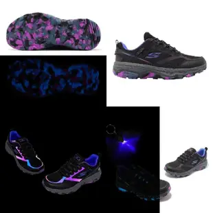 【SKECHERS】越野跑鞋 Go Run Trail Altitude-Cosmic 黑 紫 女鞋 反光 郊山 運動鞋(129231-BKMT)