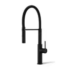 ACA Matt Black Pull Down Kitchen Mixer Tap Swivel Spout Brass Sink Basin Faucet