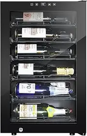 Little Cave Label View 22 Bottle Single Zone Wine Fridge