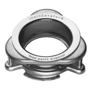 InSinkErator Polished Stainless Steel Sink Flange Quick Lock Design