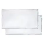 Dea Luxury Linens Artemide Embroidery King Pillowcase, Pair