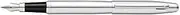 Sheaffer VFM Chrome Fountain Pen, Silver/Black