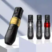 Wireless Battery Tattoo Machine Pen Adjustable Stroke Length Rotary OLED Display