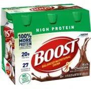 Nestle Boost High Protein Balanced Nutritional Drink Chocolate 8 oz Bottle 6 Ct