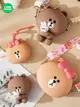 ⭐LINE FRIENDS 零錢包 鑰匙圈 BROWN 熊大 CHOCO 熊美