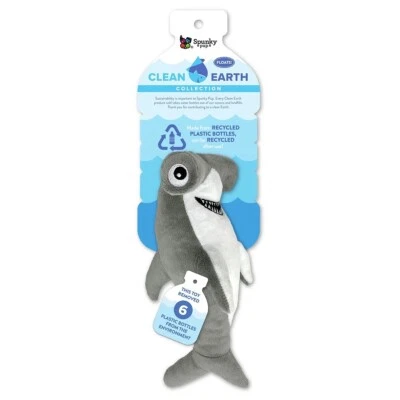 Clean Earth Hammerhead Shark for Dog Toy Small