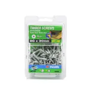 Zenith 8G x 30mm Galvanised Button Head Stitching Timber Screws - 100 Pack