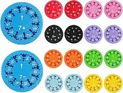 STFYUG 18-Piece Maths Fidget Spinner Set, Math Facts Fidget Spinner, Maths Facts Fidget Spinner, Maths Fidget Spinner Multiply, Math Teaching Educational Games Learning Toy