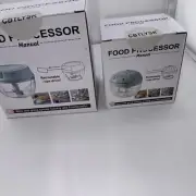 Manual Food Processor Vegetable Chopper 2.3 Cup Small Mini Hand Pull String...