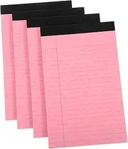 Baluue Tear-off Memo Pad Notebook 4 Pack Pocket Notepad Undated Memo Book for Students Office Travel Planner