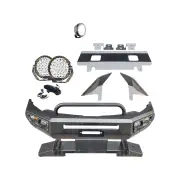 Safari Shield U Loop Bumper Bullbar Drive Lights for Mitsubishi Triton MQ 15-18