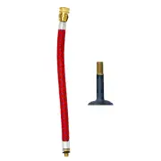 1 Bike Hand Pump Adapter Valve Connector Bicycle Cycle Flexible Pump Schrader