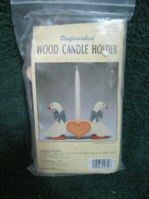 Wood Candle Holders small kit includes diagrams & instructions