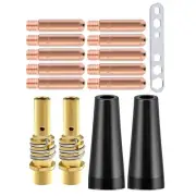For 15AK For MIG Contact Tips 0.035" Flux Core Nozzles Tip Holder Diffusers New