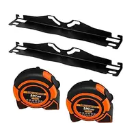 Wheel Alignment Tool | Camber Caster Gauge | Axle Alignment Device | Stainless Steel Fitment Kit With Measuring Tape And Plates | Automotive Tire Repair And Maintenance Accessory