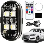 Wireless Strobe Light - Flashing Lights | Remote Control LED Flash Light | Rechargeable Vehicle Flashing Lighting Device | Brightness Warning Lamp for Car Drone Motorcycle Bike Truck