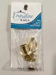 Emmaline Bags Hanging Tassel Cap Gold 2 5/8" x 3/8" NEW