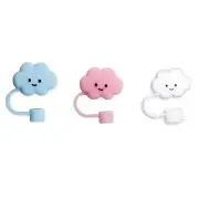 30&40Oz Tumbler Straw Cover 8mm Cloud Shape Straw Covers Cute Silicone2927