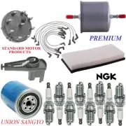 Tune Up Kit Filters Cap Wire Spark Plugs For FORD F-150 V8 5.8L 1990-1991 (for: Ford)