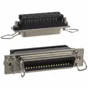36 Possition Centronics Panel Mount 5555983-1 D-Shaped Parallel Connector