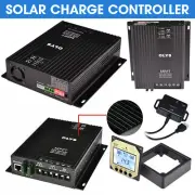 30A MPPT Solar Charge Controller 12V 24V Lithium Dual Battery Charger Regulator