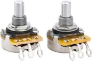 CTS 450 A250K Pots Solid Standard Shaft 3/8 Inch 10% Audio Taper Potentiometers