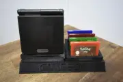 Gameboy Advanced SP And Game Cartridge Stand Display Holder