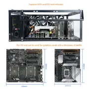 Open Computer Case PC Case Open Chassis Rack Stackable Stand