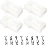 4Sets Car Inline Mini Blade Fuse Holder Inline Fuse Holder with Blade Type Fuse Terminals Suitable for Most Cars Boats RV
