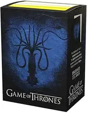 Arcane Tinmen Game of Thrones House Greyjoy Brushed Art Dragon Shield Sleeves 100 Piece