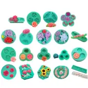 Silicone Flower Mold Fondant Cake Handmade Soap Making