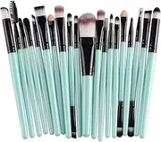Set of 20 PCS Makeup Brush Kit for Foundation Liquid Blending Powder Eyeshadow Blush Cosmetics Concealer Brushes with Soft & Dense Bristles Assorted Color 11