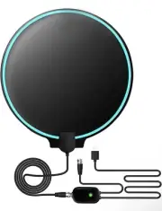 WeGuard TV Antenna, Amplified HD Digital Indoor TV Antenna, TV Aerial 120-150 Mi