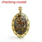 77.8Ct Pallasite Meteorite Pendant Brenham Meteorite Necklace --181