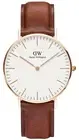 Daniel Wellington Classic St Mawes Leather Ladies Watch
