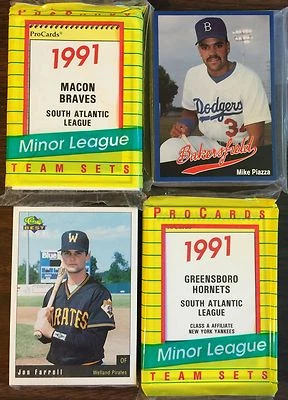 1991 Pro Cards EVERETT-Giants Minor League complete UNOPEN Team Set A1017519