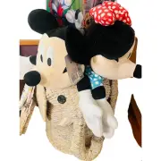 Mickey and Minnie giant 18IN Easter Wicker Elephant toy or a laundry basket