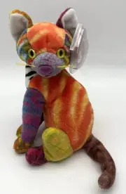 Ty Beanie Babies “Kaleidoscope” the Cat 2000 w/ Tag Protector